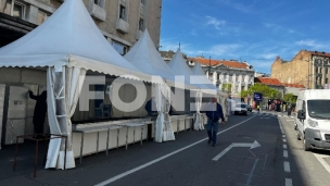 Užurbane pripreme za miting